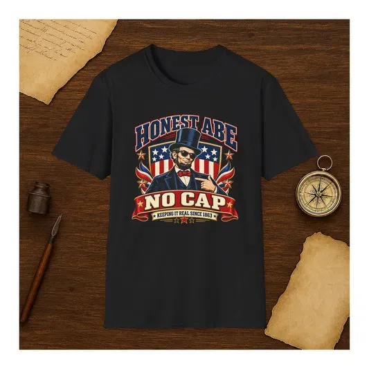 Abraham Lincoln No Cap graphic tee